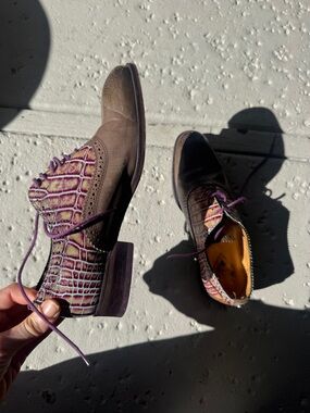 John Fluevog Wingtip Lace-Up Shoes